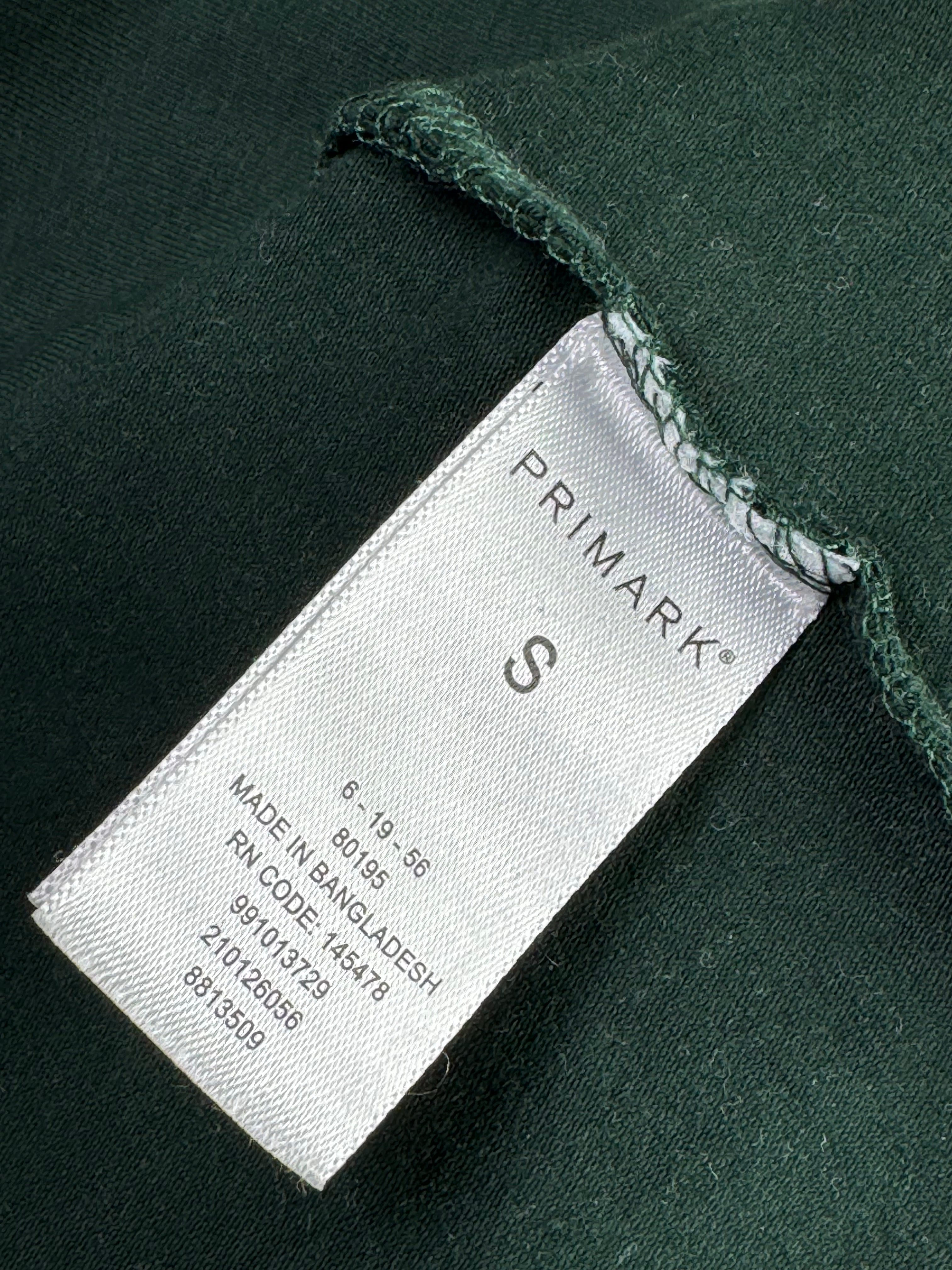 Primark® Small | Chest: 19" | T-Shirt | Cotton - Elastane | 4131 - Genuine Maal