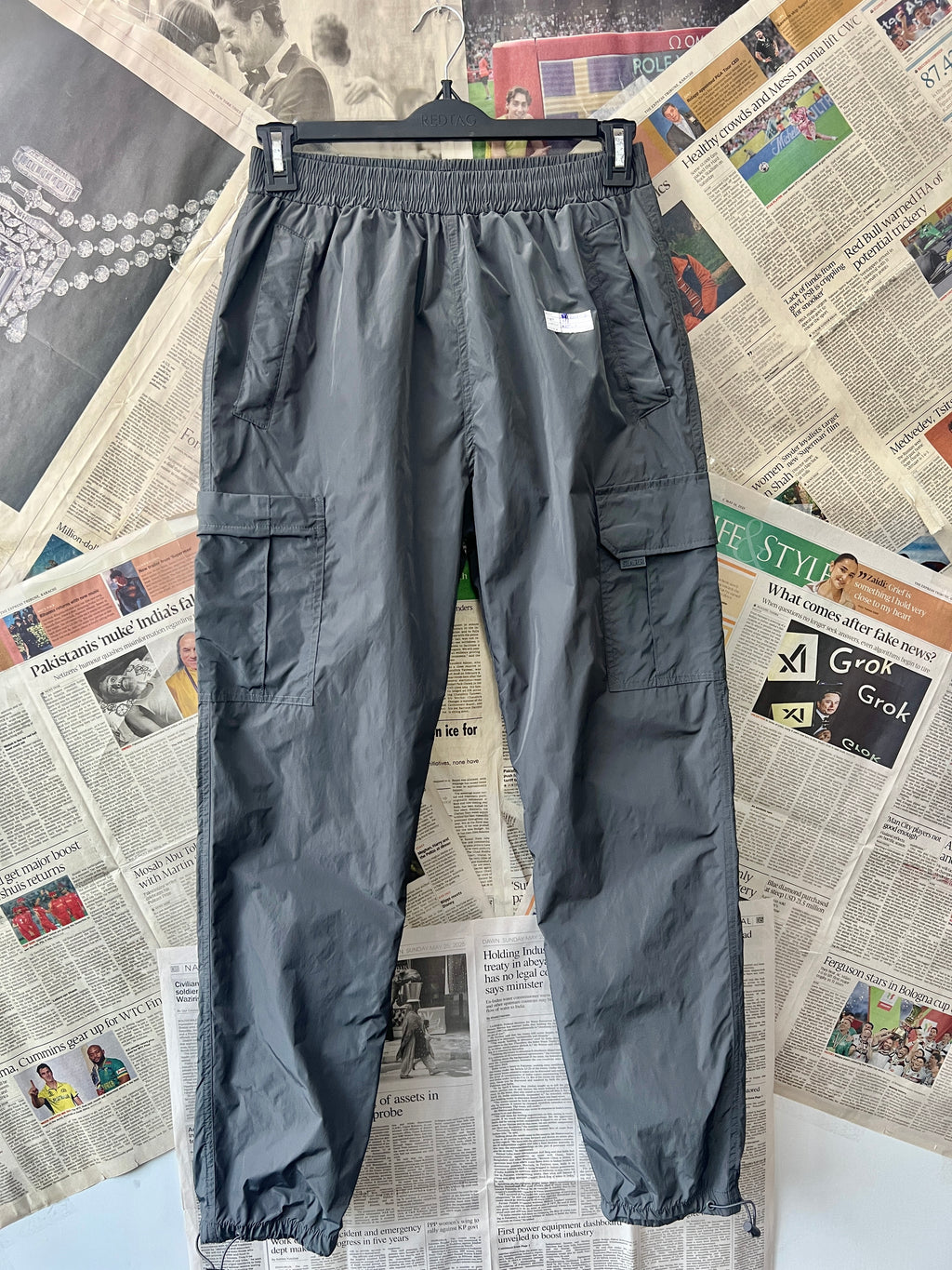 SIARR® Grey | Waist: 28" to 30" | Cargo Trouser | 906 - Genuine Maal