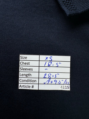 M&S® XS | Chest: 18.5" | Blue | Polo | Cotton | 4115 - Genuine Maal