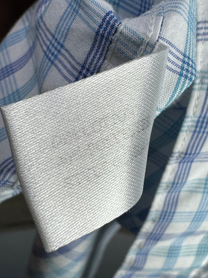Double TWO® XXL | Chest: 27.5" | Check | Collar 18" Shirt | Cotton - Poly | 4355 - Genuine Maal