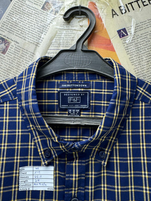 F&F® Medium | Chest: 21.5" | Check | Shirt | Cotton | 4326 - Genuine Maal
