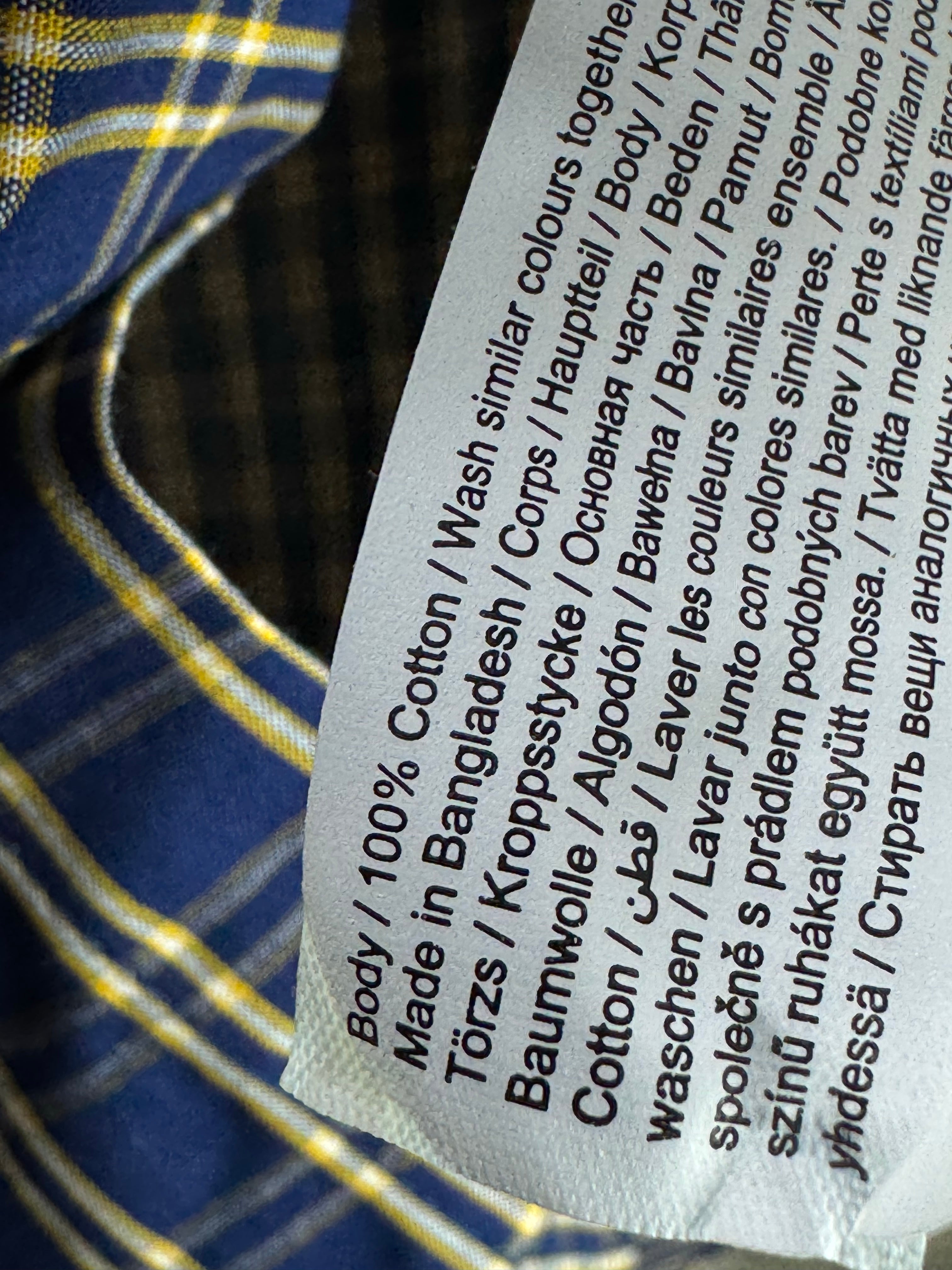 F&F® Medium | Chest: 21.5" | Check | Shirt | Cotton | 4326 - Genuine Maal