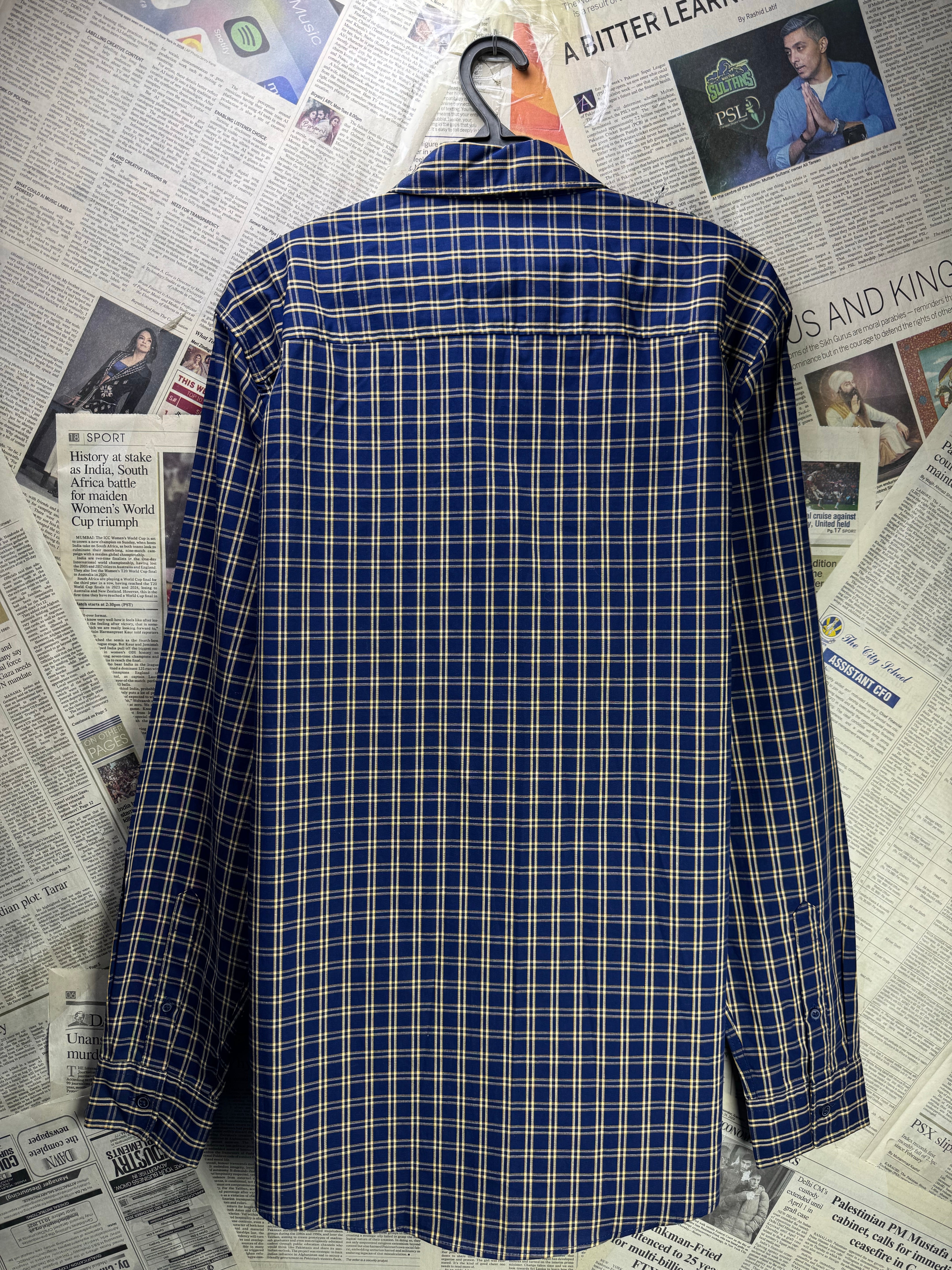 F&F® Medium | Chest: 21.5" | Check | Shirt | Cotton | 4326 - Genuine Maal
