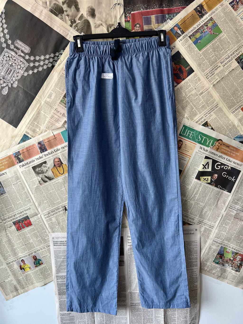 Primark® Waist: 28" to 30" | Blue | Pajama | 1000 - Genuine Maal
