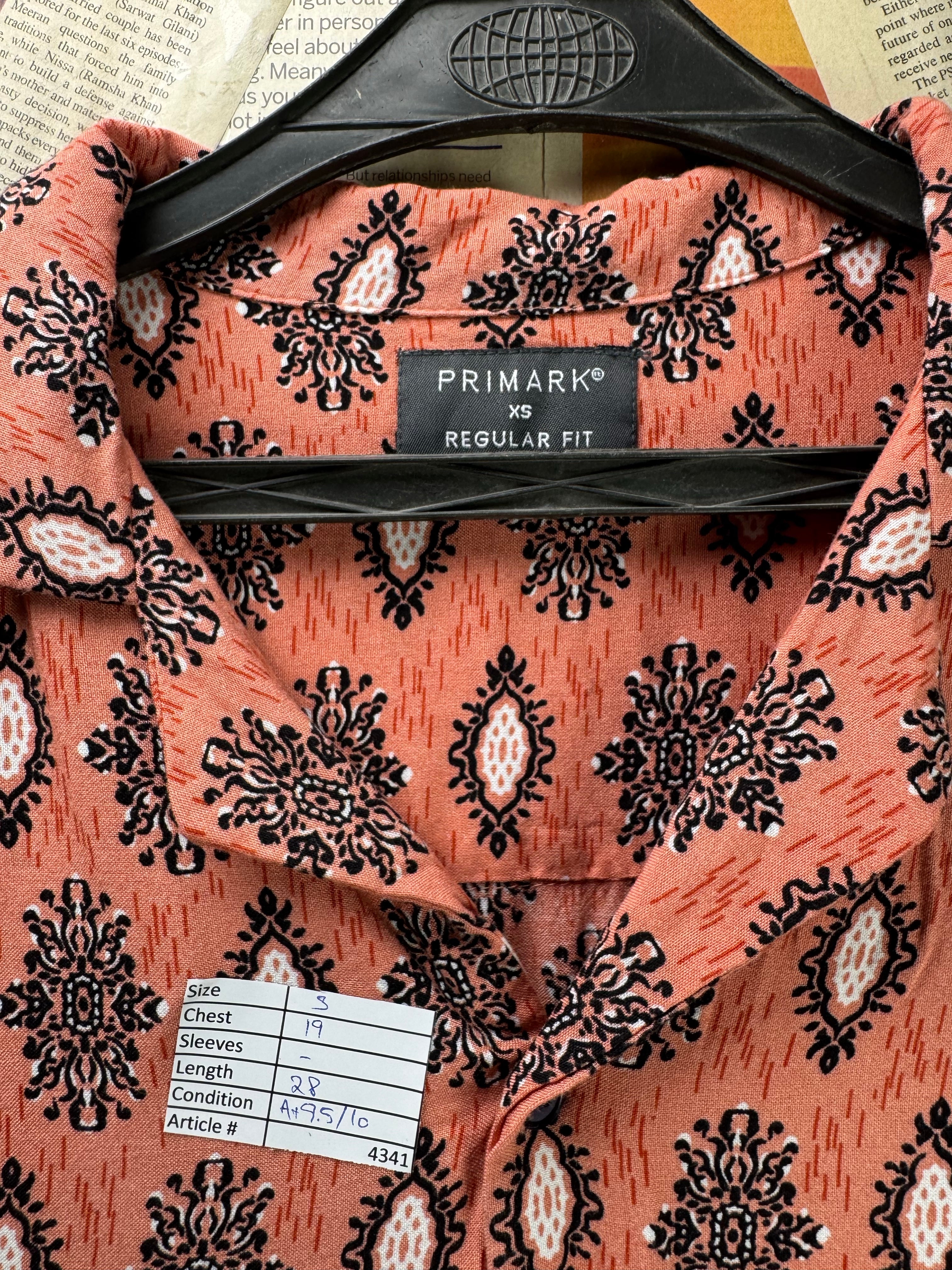 Primark® Small | Chest: 19" | Hawaii Shirt | Viscose | 4341 - Genuine Maal