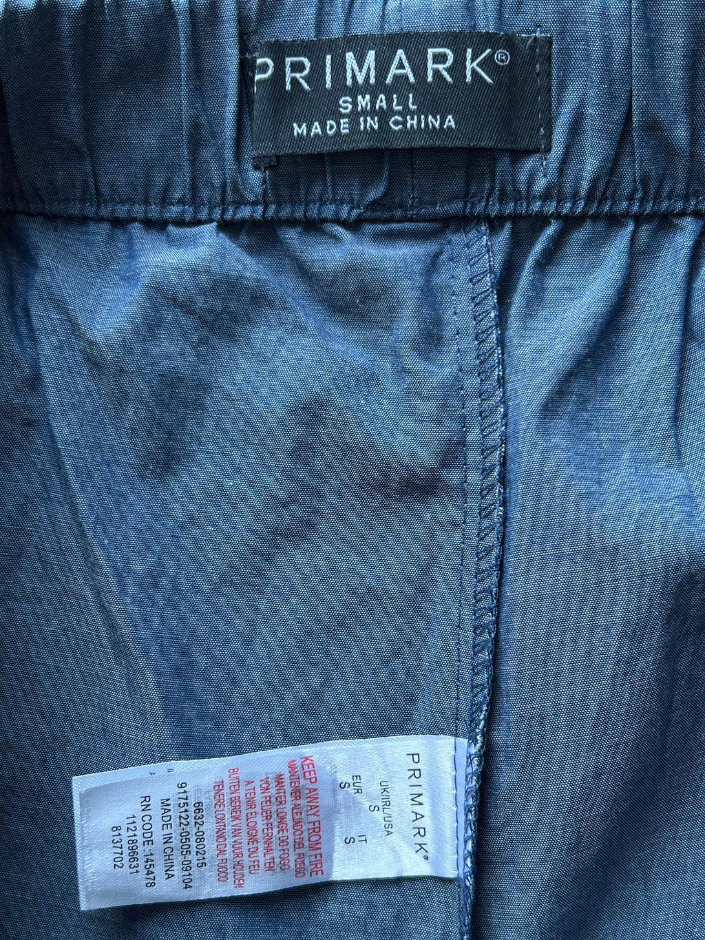 Primark® Waist: 28" to 30" | Blue | Pajama | 1000 - Genuine Maal