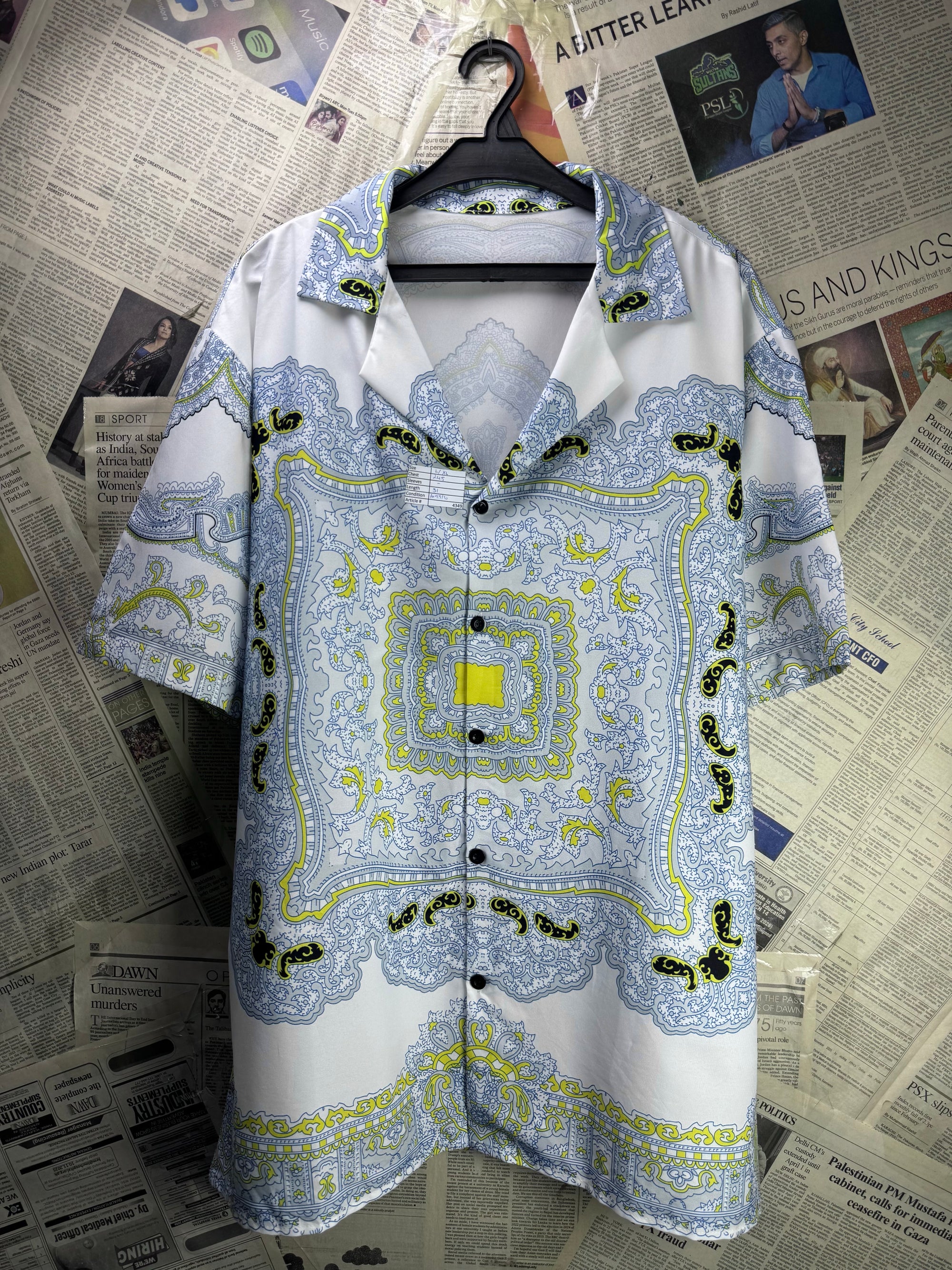 Manfinity® L/XL | Chest: 24.5" | Hawaii Shirt | Poly | 4349 - Genuine Maal
