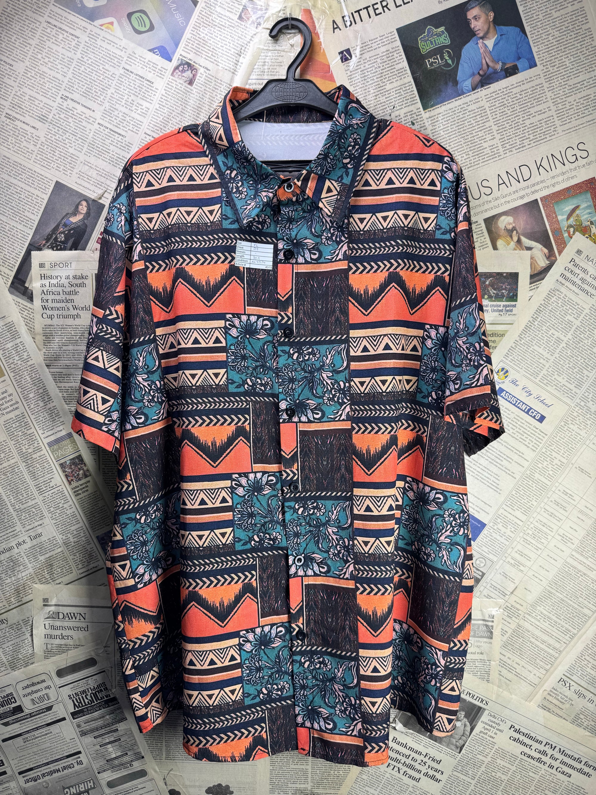 Manfinity® XL | Chest: 25" | Hawaii Shirt | Poly | 4343 - Genuine Maal