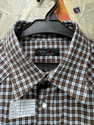 Zara® Small | Chest: 21" | Shirt | Cotton | 4351 - Genuine Maal