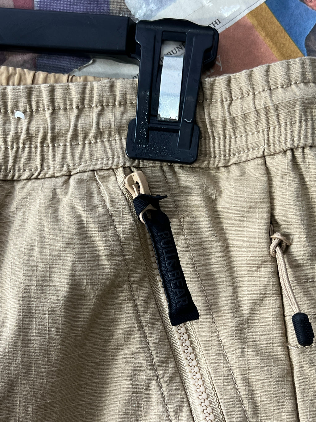 Pull&Bear® Waist: 32" to 34" | Beige | Cargo Trouser| 887 - Genuine Maal