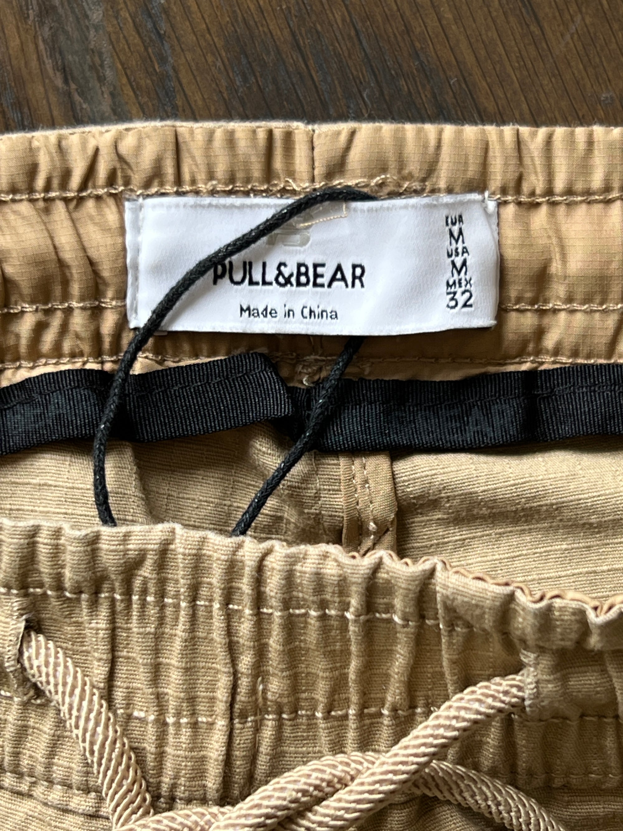 Pull&Bear® Waist: 32" to 34" | Beige | Cargo Trouser| 887 - Genuine Maal