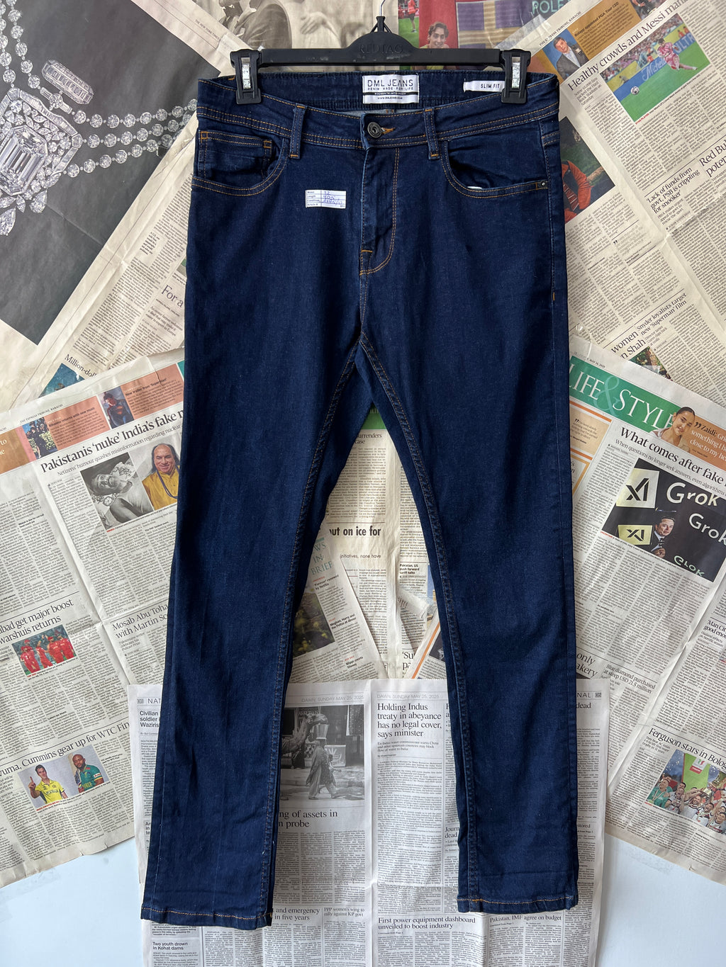 DML® Waist: 32" | Blue | Denim Pants | 886 - Genuine Maal