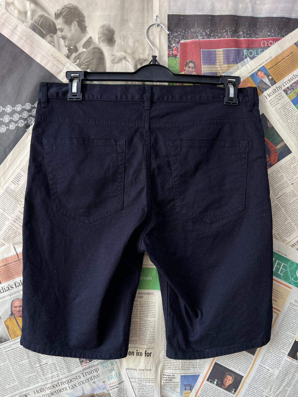 H&M® Waist: 34" | Navy| Shorts | 999 - Genuine Maal