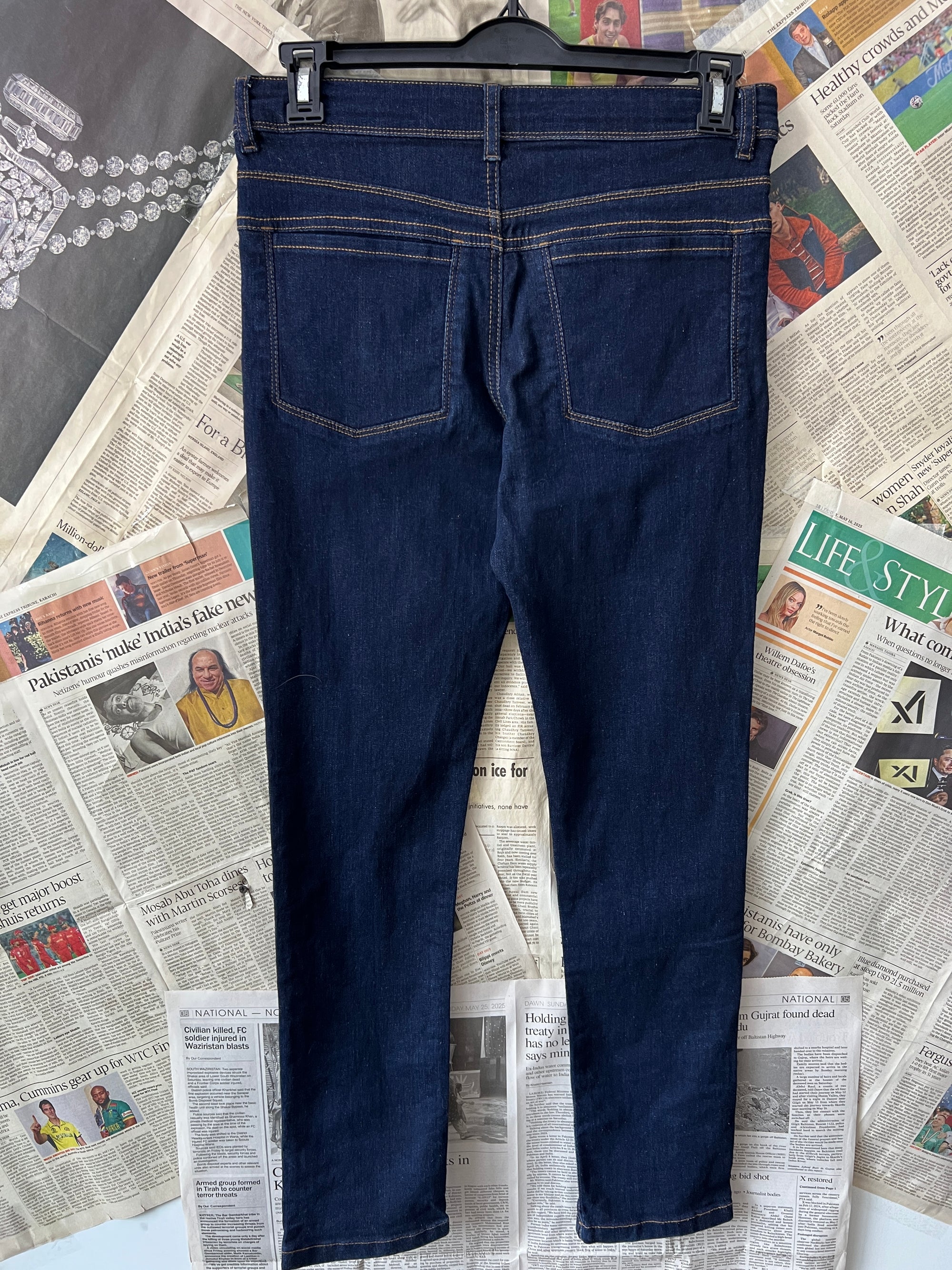 Skinny® Waist: 30" | Blue | Denim Pants | 918 - Genuine Maal