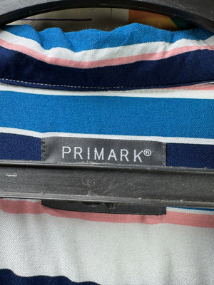 Primark® XXL | Chest: 28.5" | Stripe | Hawaii Shirt | Viscose | 4517 - Genuine Maal