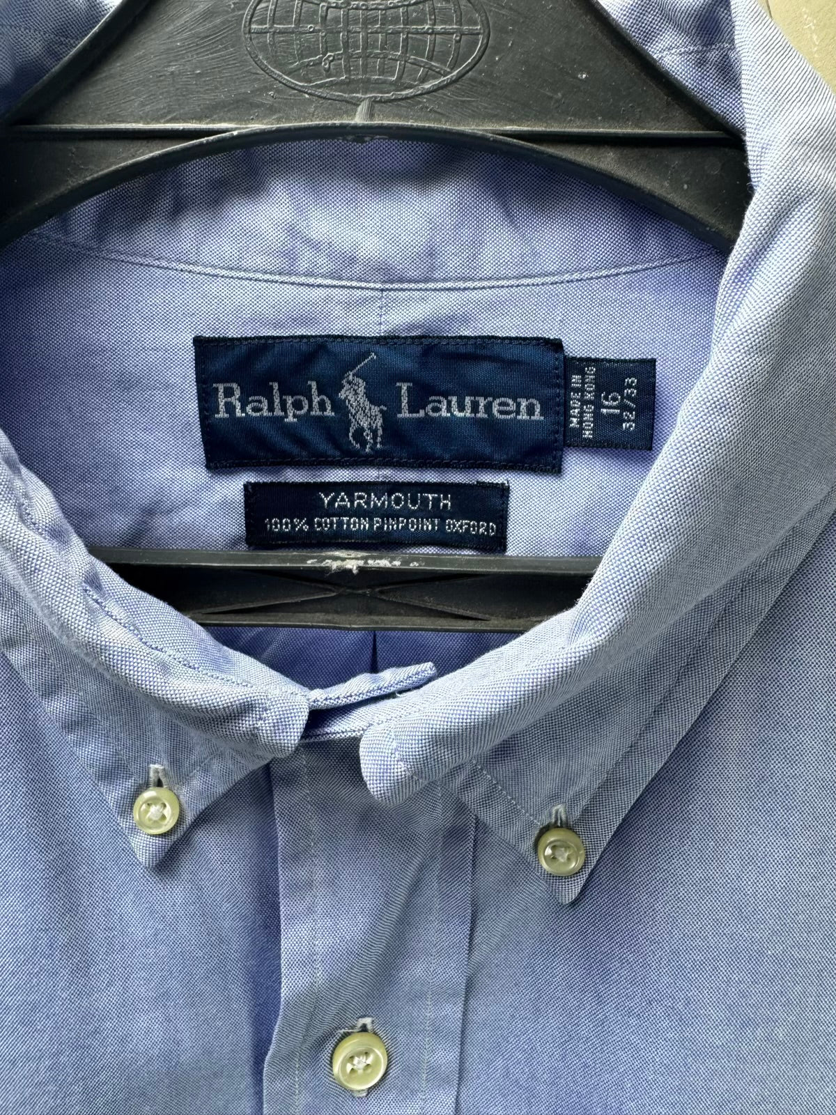 Ralph Lauren® XXL | Chest: 28.5" | Light Blue | Oxford Shirt | Cotton | M46 - 7845 (Preloved)