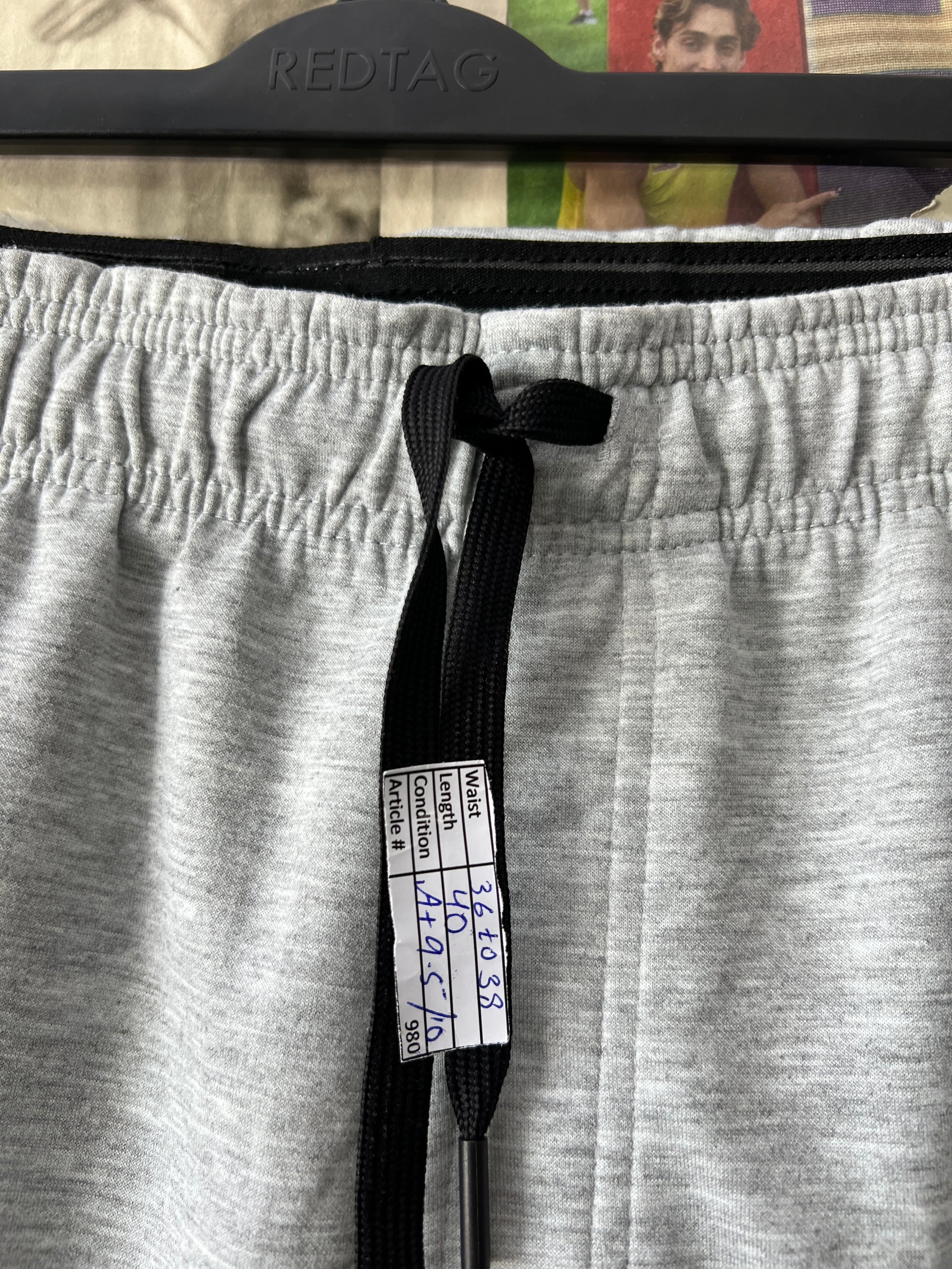 90 Degree® Waist: 36" to 38" | Grey | Trouser | 980 - Genuine Maal