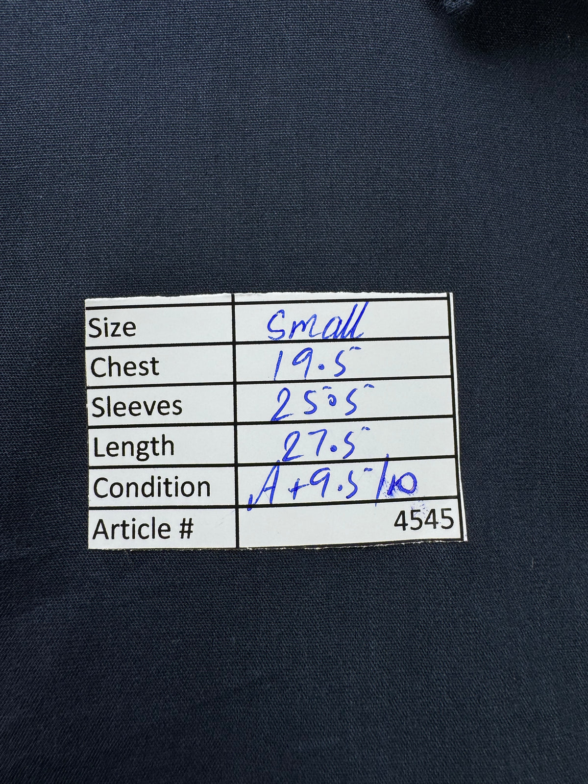 H&M® Small | Chest: 19.5" | Blue | Shirt | Poly - Cotton | 4545 - Genuine Maal