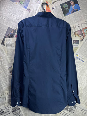 H&M® Small | Chest: 19.5" | Blue | Shirt | Poly - Cotton | 4545 - Genuine Maal