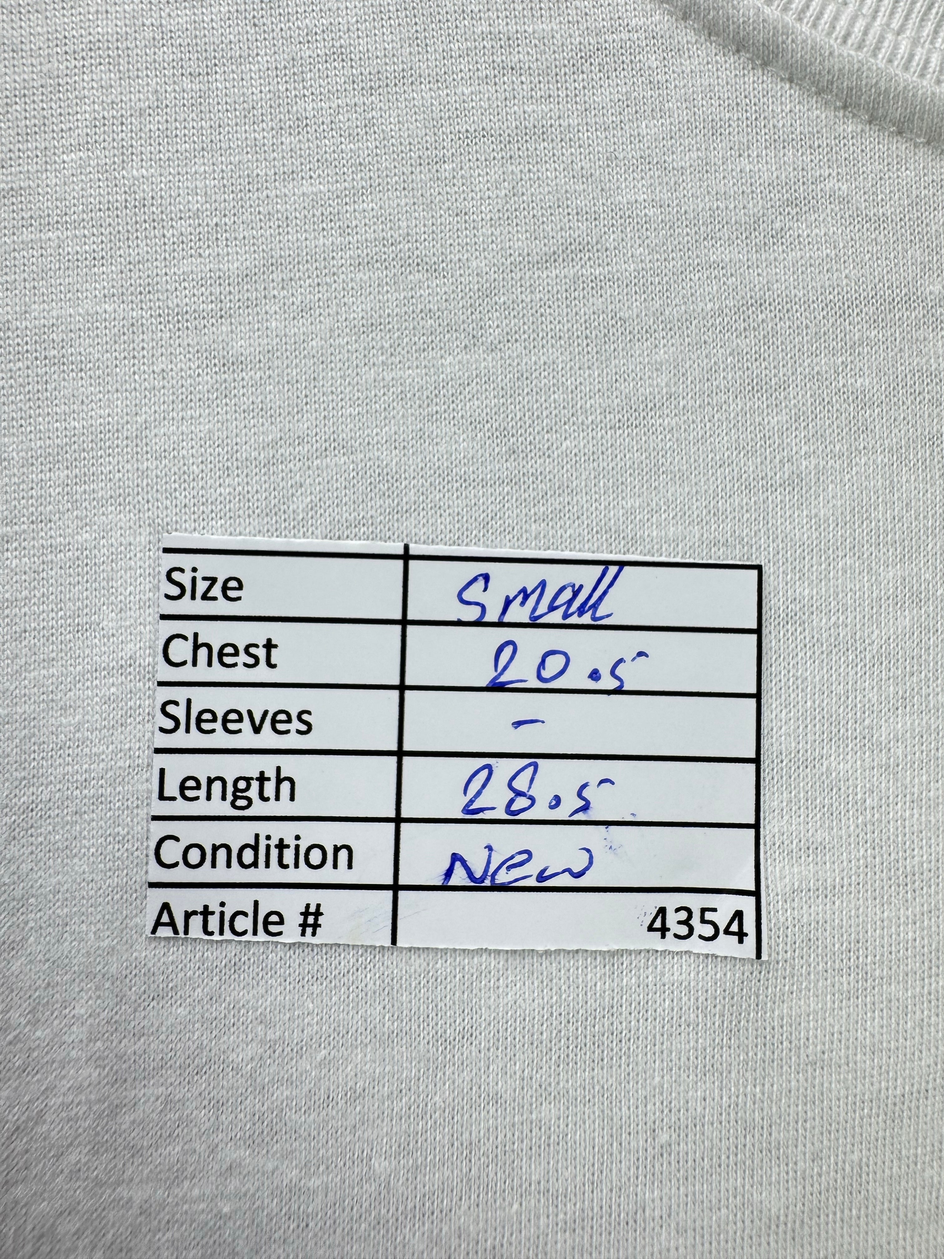 MAN® Small | Chest: 20.5" | White | T-Shirt | 4354 - Genuine Maal