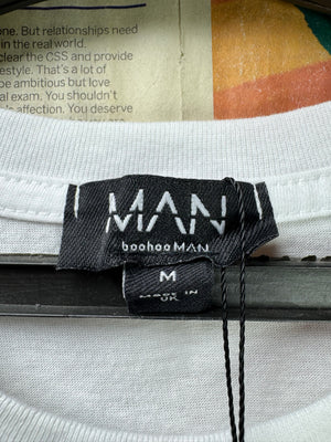 MAN® Small | Chest: 20.5" | White | T-Shirt | 4354 - Genuine Maal