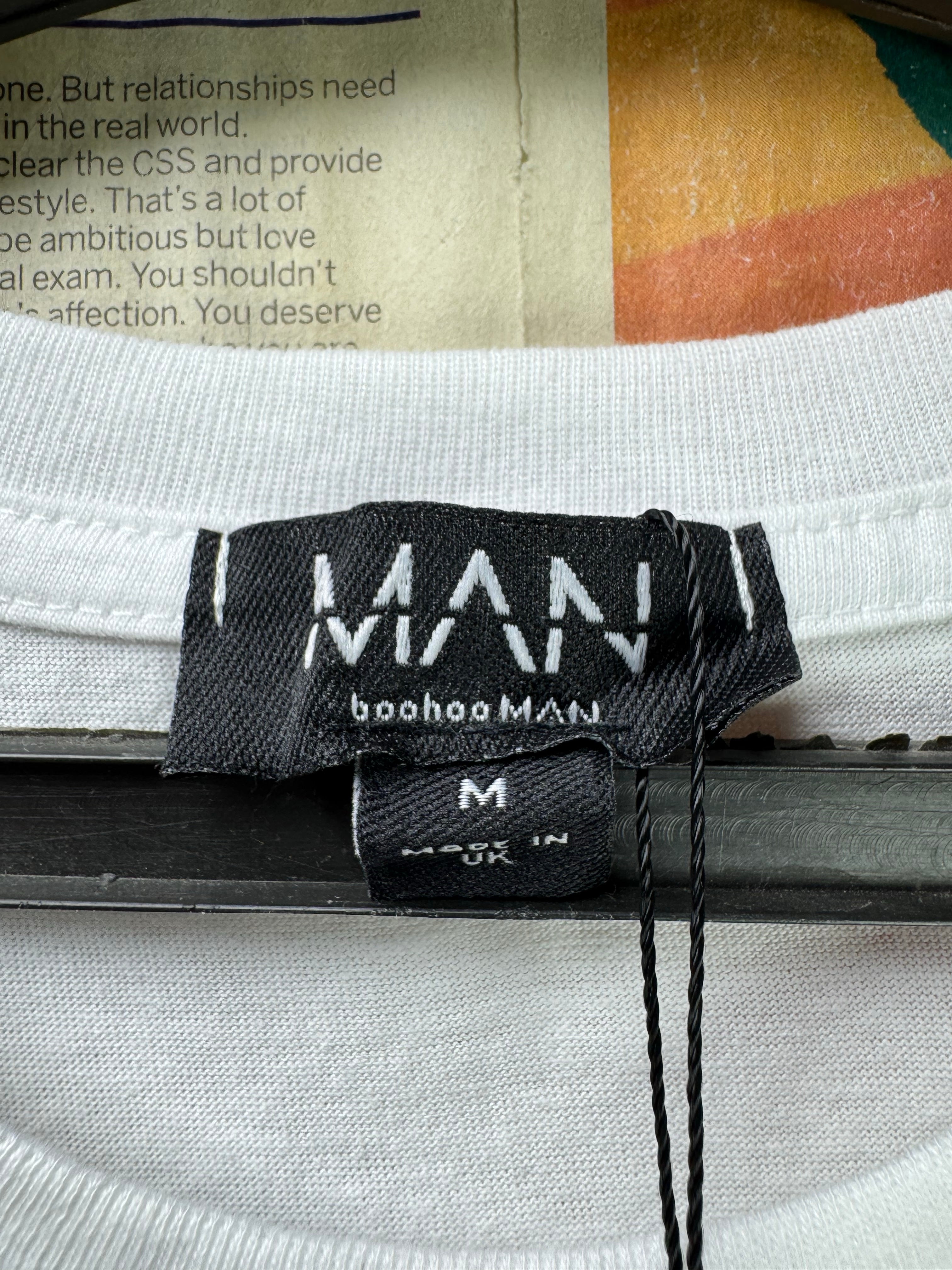MAN® Small | Chest: 20.5" | White | T-Shirt | 4354 - Genuine Maal