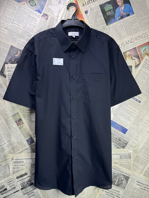 Taylor & Wright® Small | Chest: 21" | Black | Collar 15.5" Shirt | Poly - Cotton | 4537 - Genuine Maal