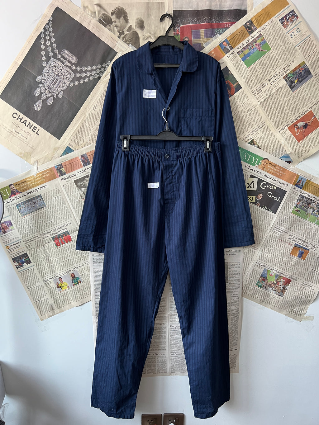 Large | Chest: 23" | Navy Blue | Co - Ord set | 339 - Genuine Maal