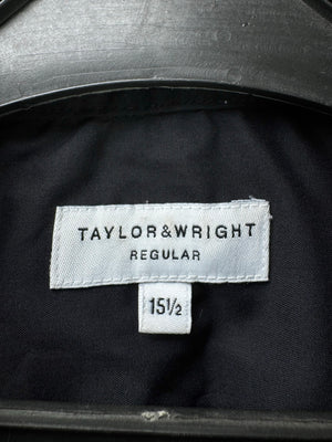 Taylor & Wright® Small | Chest: 21" | Black | Collar 15.5" Shirt | Poly - Cotton | 4537 - Genuine Maal
