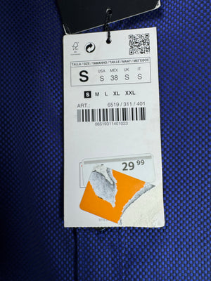 Zara® Small | Chest: 19" | Blue | Shirt | Cotton | 4535 - Genuine Maal