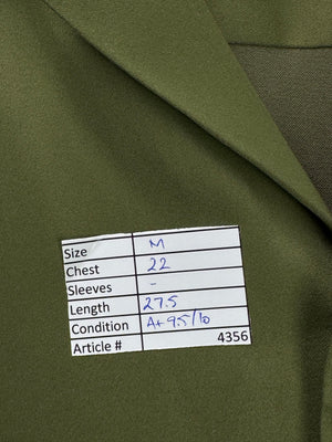 River Island® Medium | Chest: 22" | Olive | Hawaii Shirt | Poly - Viscose | 4356 - Genuine Maal