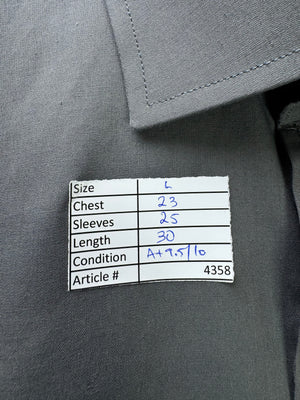 Taylor & Wright® Large | Chest 23” | Grey | Collar 16" Shirt | Poly - Cotton | 4358 - Genuine Maal