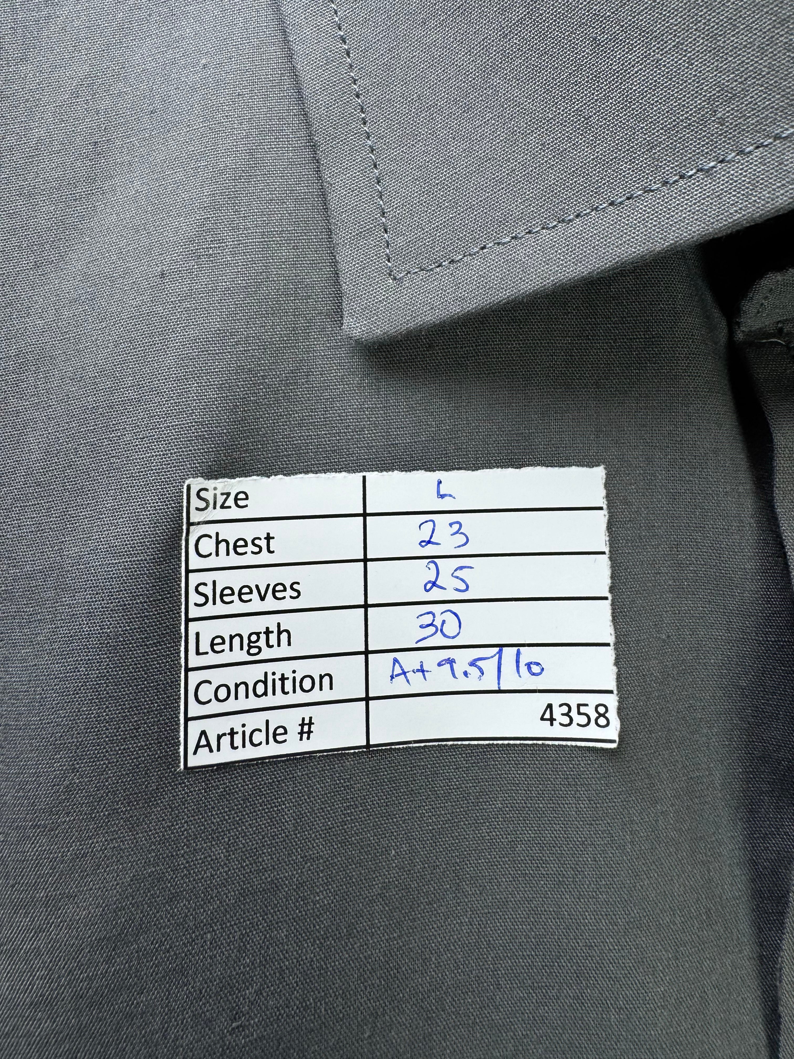 Taylor & Wright® Large | Chest 23” | Grey | Collar 16" Shirt | Poly - Cotton | 4358 - Genuine Maal