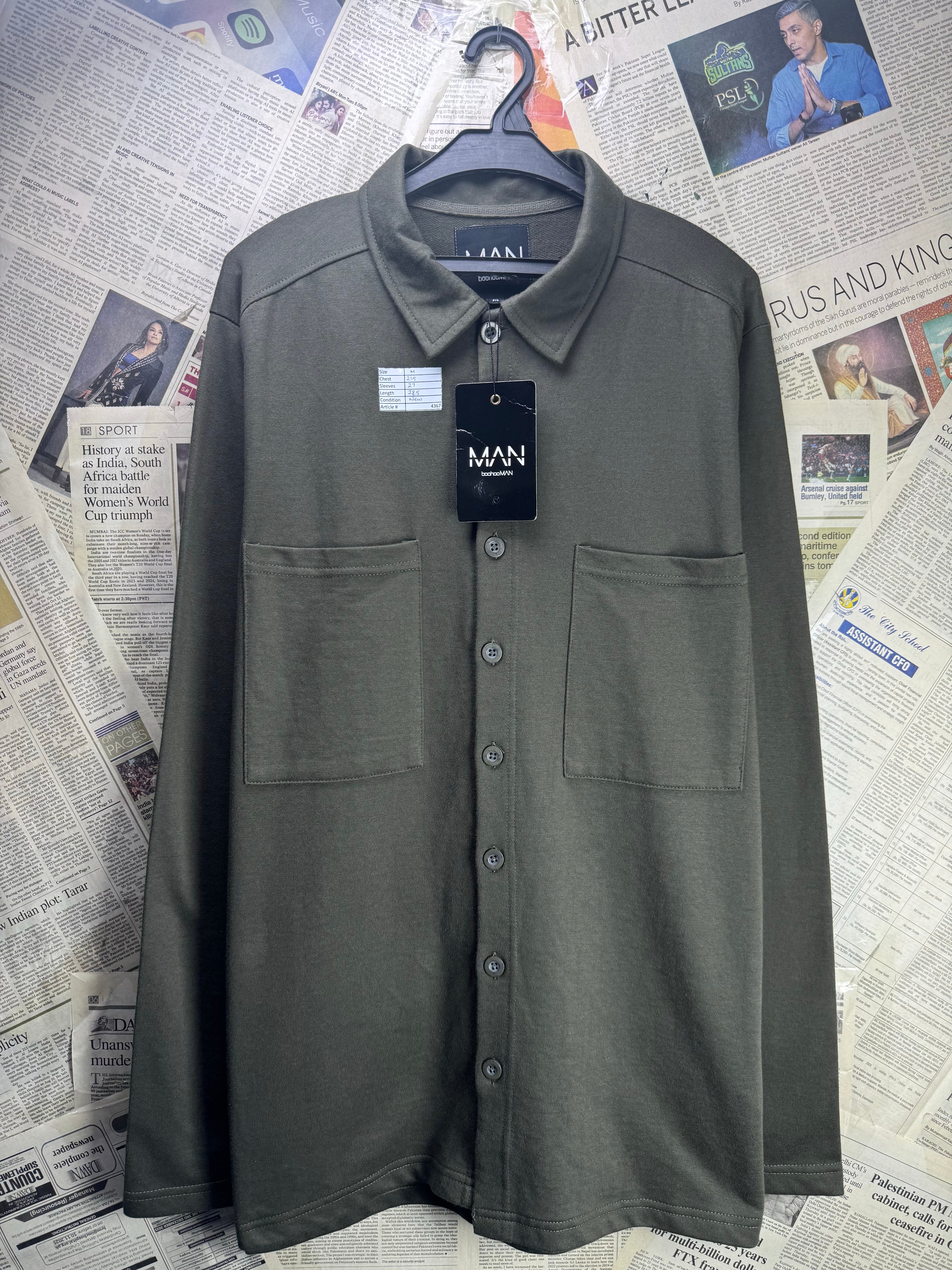 MAN® Medium | Chest: 21.5" | Shacket | Cotton - Poly | 4367 - Genuine Maal
