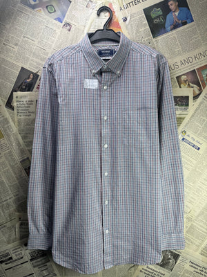 Maine® Medium | Chest: 21.5" | Check | Shirt | Cotton - Poly | 4366 - Genuine Maal