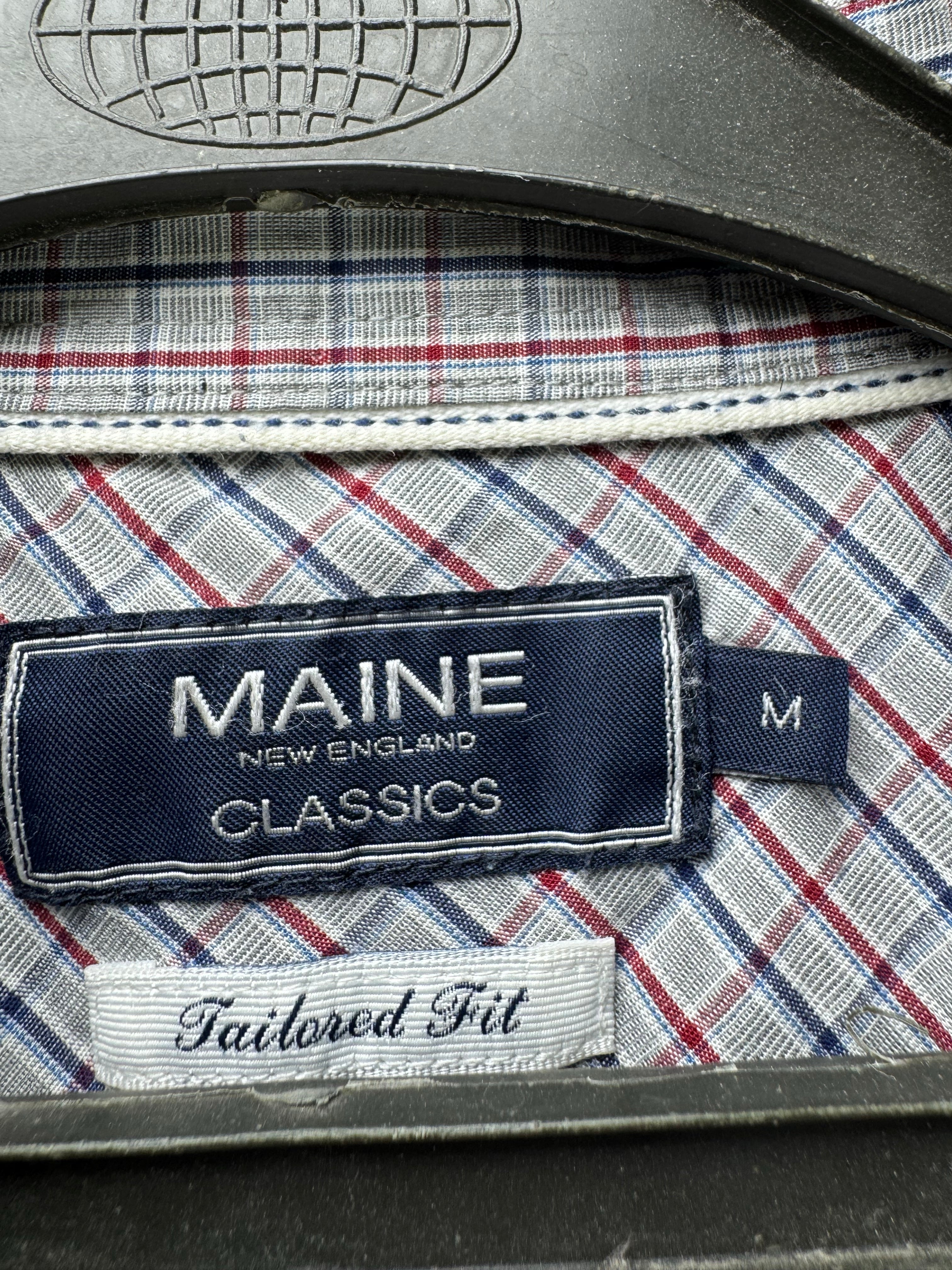Maine® Medium | Chest: 21.5" | Check | Shirt | Cotton - Poly | 4366 - Genuine Maal
