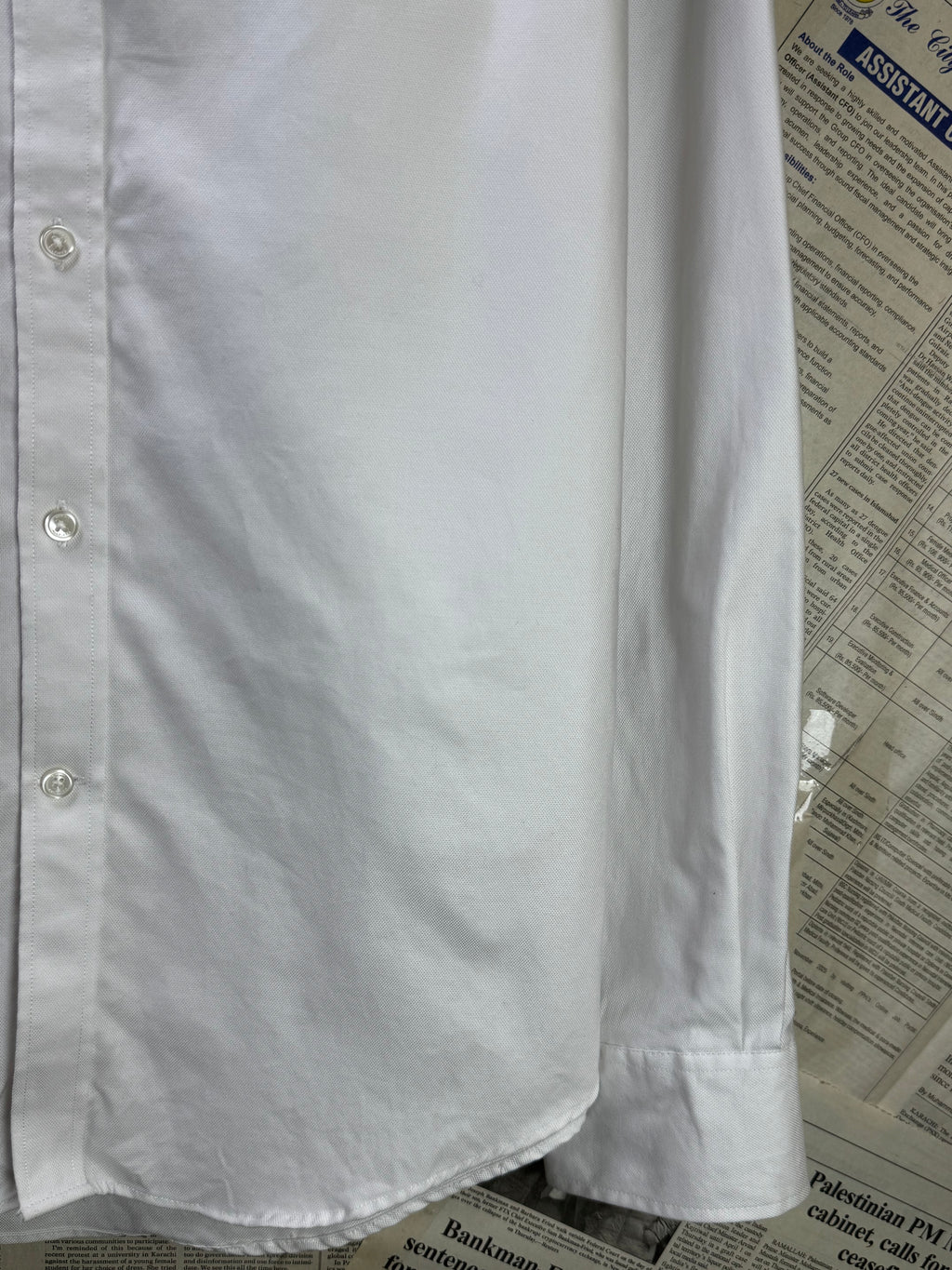 Tommy Hilfig*r® Medium | Chest: 21.5" | White | Oxford Shirt | Cotton | 3576 - Genuine Maal