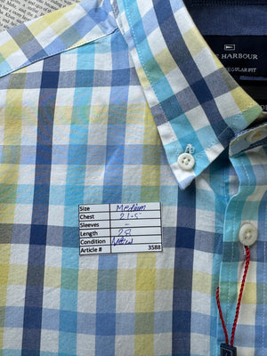 Blue Harbour® Medium | Chest: 21 .5" | Multicolor | Check Shirt | Cotton | 3588 - Genuine Maal