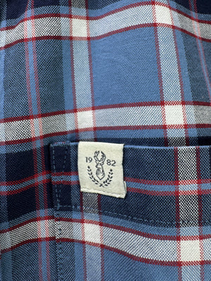 Next® Small | Chest: 20" | Plaid | Shirt | Cotton - Elastane | 4378 - Genuine Maal