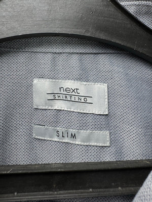 Next® Medium | Chest: 22.5" | Silver | Collar 16" Shirt | Poly - Cotton | 4380 - Genuine Maal