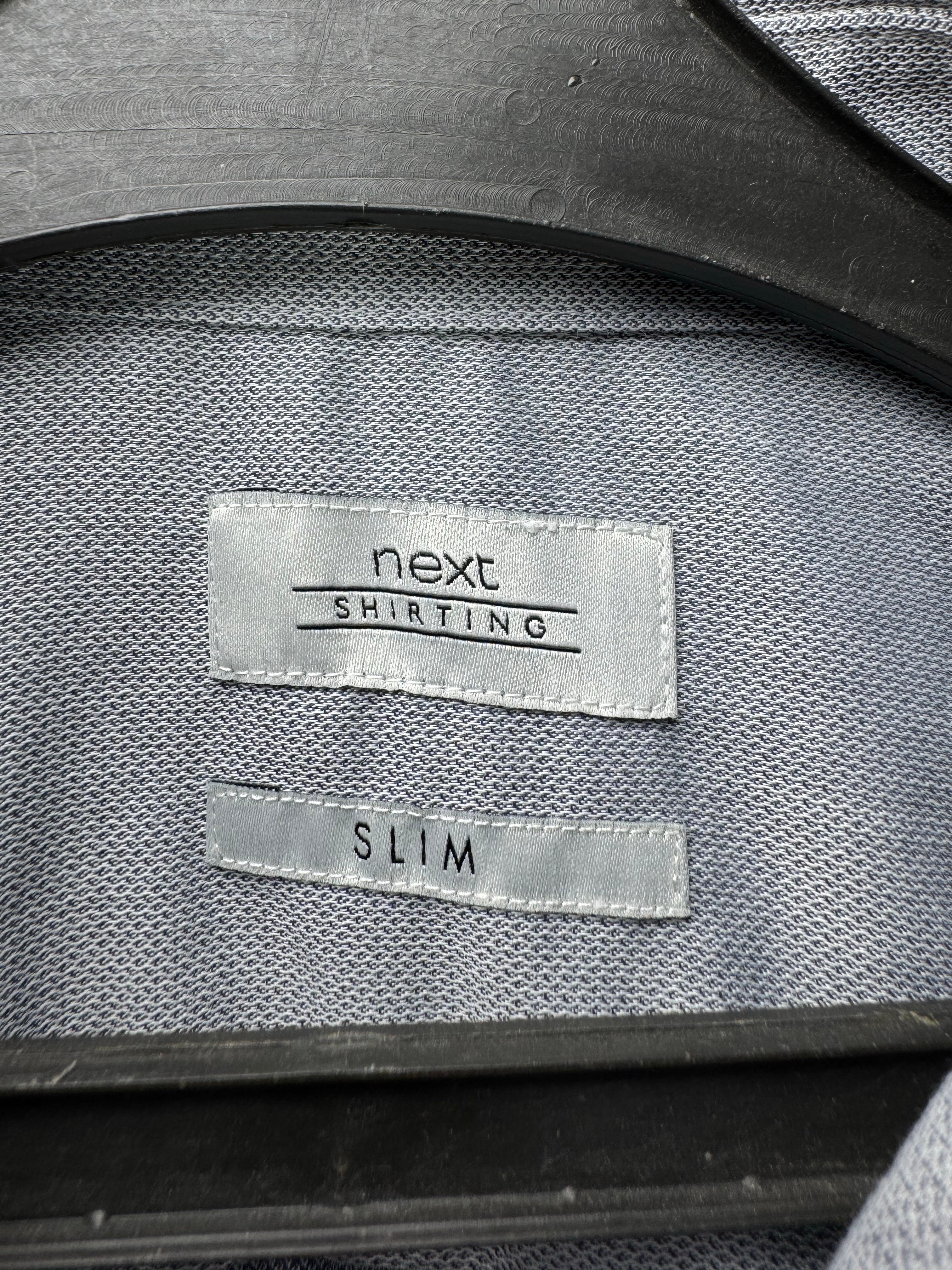Next® Medium | Chest: 22.5" | Silver | Collar 16" Shirt | Poly - Cotton | 4380 - Genuine Maal
