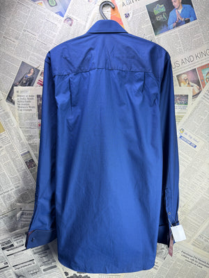 Next® Small | Chest: 20.5" | Blue | Collar 15" Shirt | Poly - Cotton | 4385 - Genuine Maal