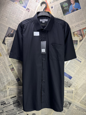Cedarwood® Large | Chest 23.5” | Black | Collar 16.5" | Shirt | Poly - Cotton | 4375 - Genuine Maal