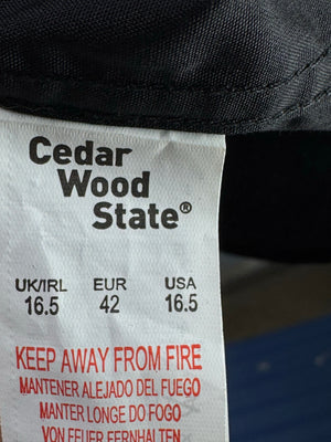 Cedarwood® Large | Chest 23.5” | Black | Collar 16.5" | Shirt | Poly - Cotton | 4375 - Genuine Maal