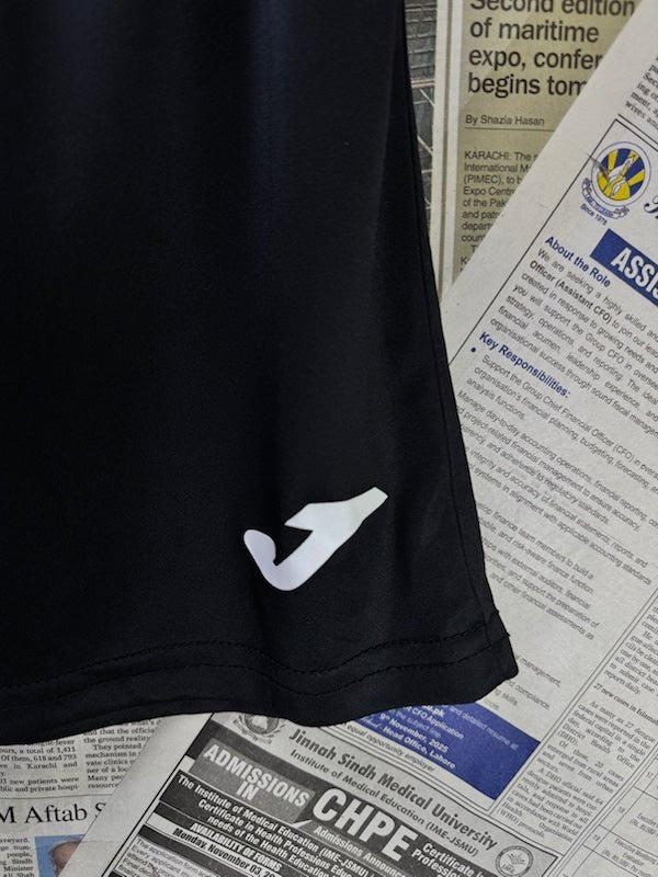 Joma® Waist: 28" | Black | Sport Shorts | Poly | 1195 - Genuine Maal