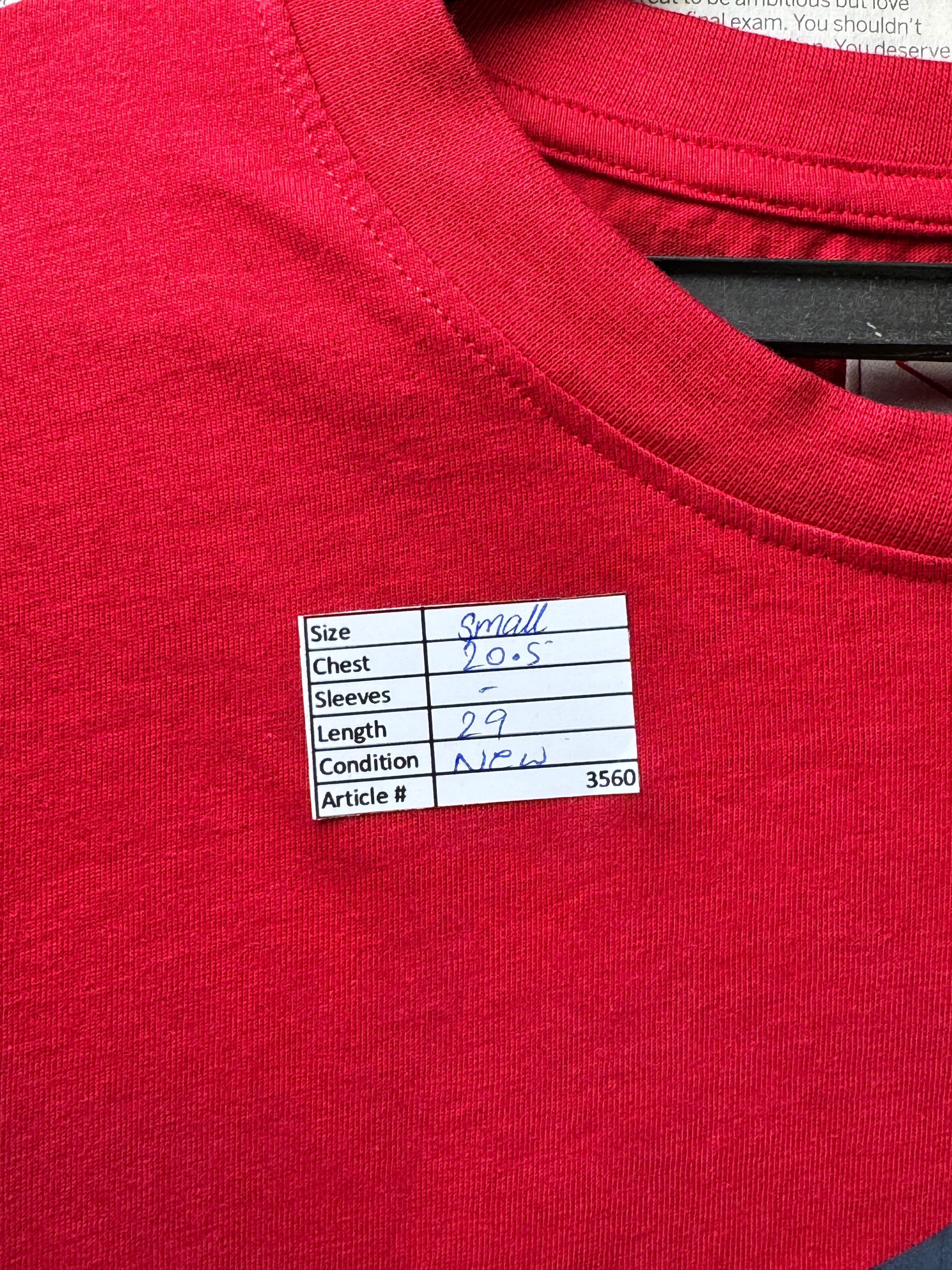 Lee Cooper® Small | Chest: 20.5" | T-Shirt | Red | Cotton | 3560 - Genuine Maal