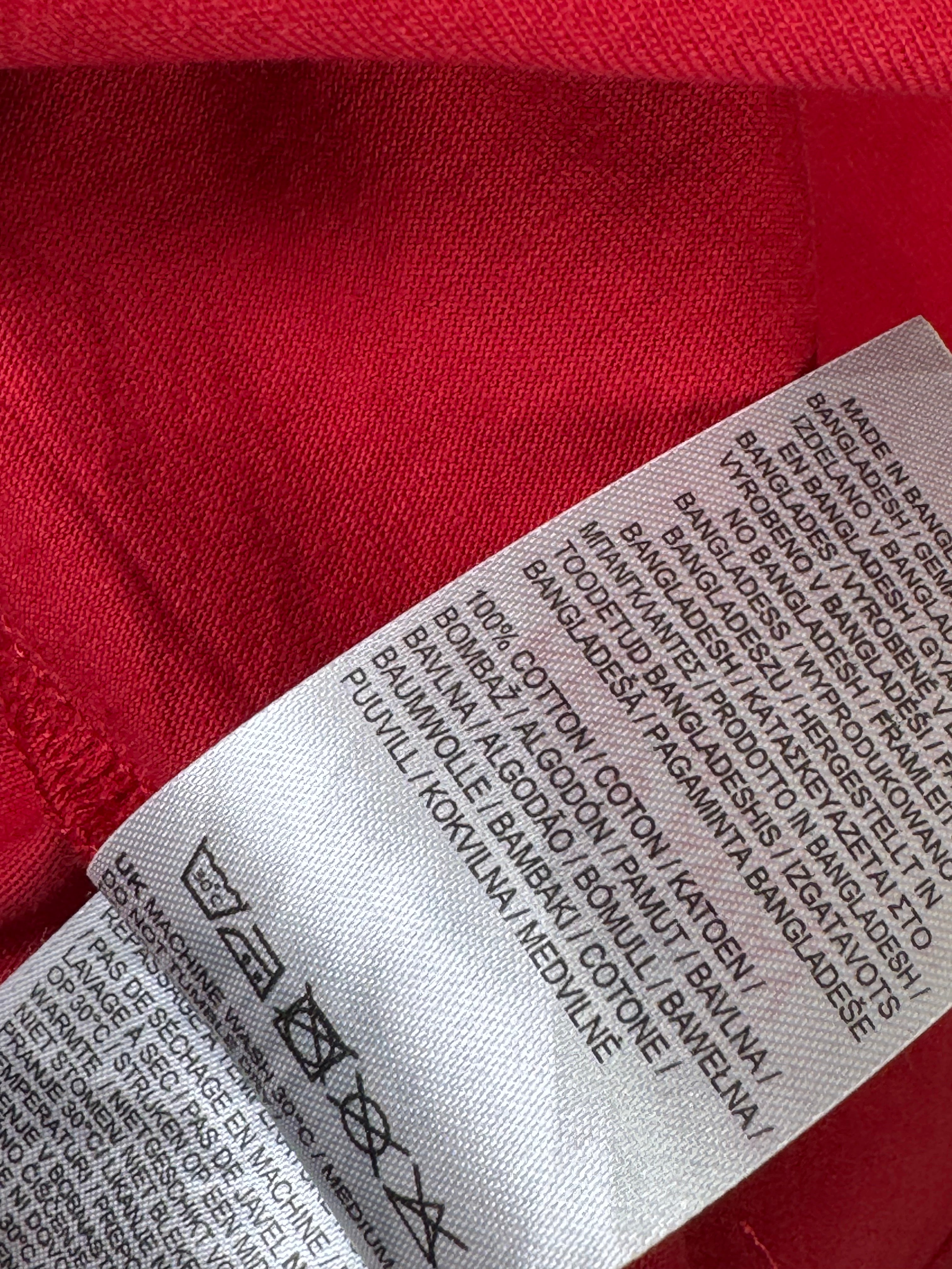 Lee Cooper® Small | Chest: 20.5" | T-Shirt | Red | Cotton | 3560 - Genuine Maal