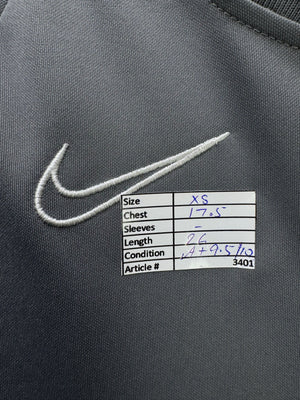 N*ke® XS | Chest: 17.5" | Grey | Dri - Fit Sports T-Shirt | Poly | 3401 - Genuine Maal