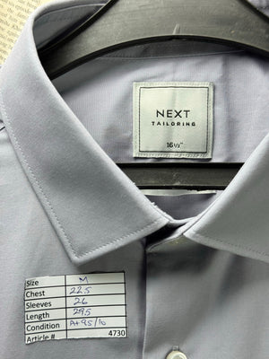 Next® Medium | Chest: 22.5" | Ligth Violet | Collar 16" Shirt | Poly - Cotton | 4730 - Genuine Maal