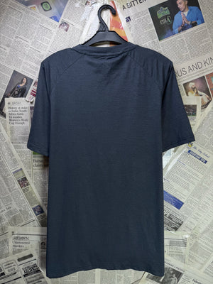 Planet Fitness® Medium | Chest: 22" | Charcoal Grey | Gym T-Shirt | Poly - Elastane | 3402 - Genuine Maal